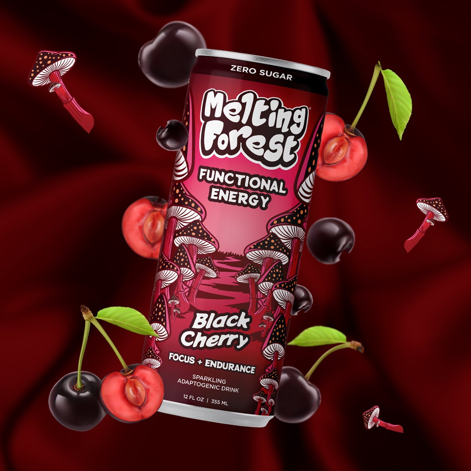 Mushroom Energy Drink 12 Pack - Variety Pack