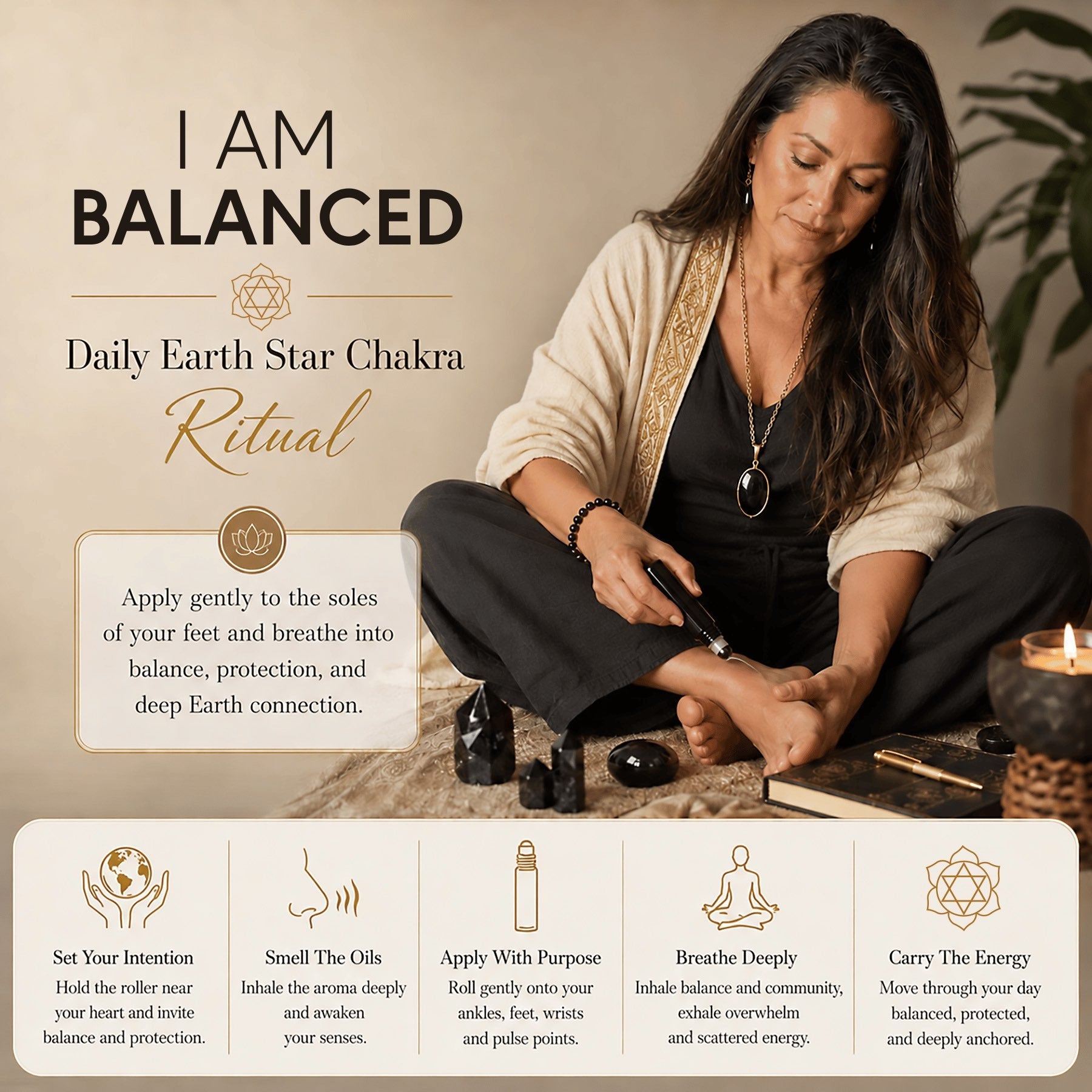 Chakra Balancing Elixirs - Essential Oils - 10 Roller Bottles