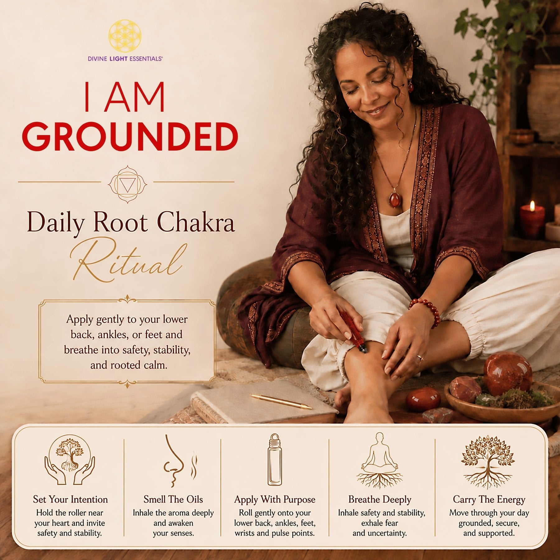 Chakra Balancing Elixirs - Essential Oils - 10 Roller Bottles