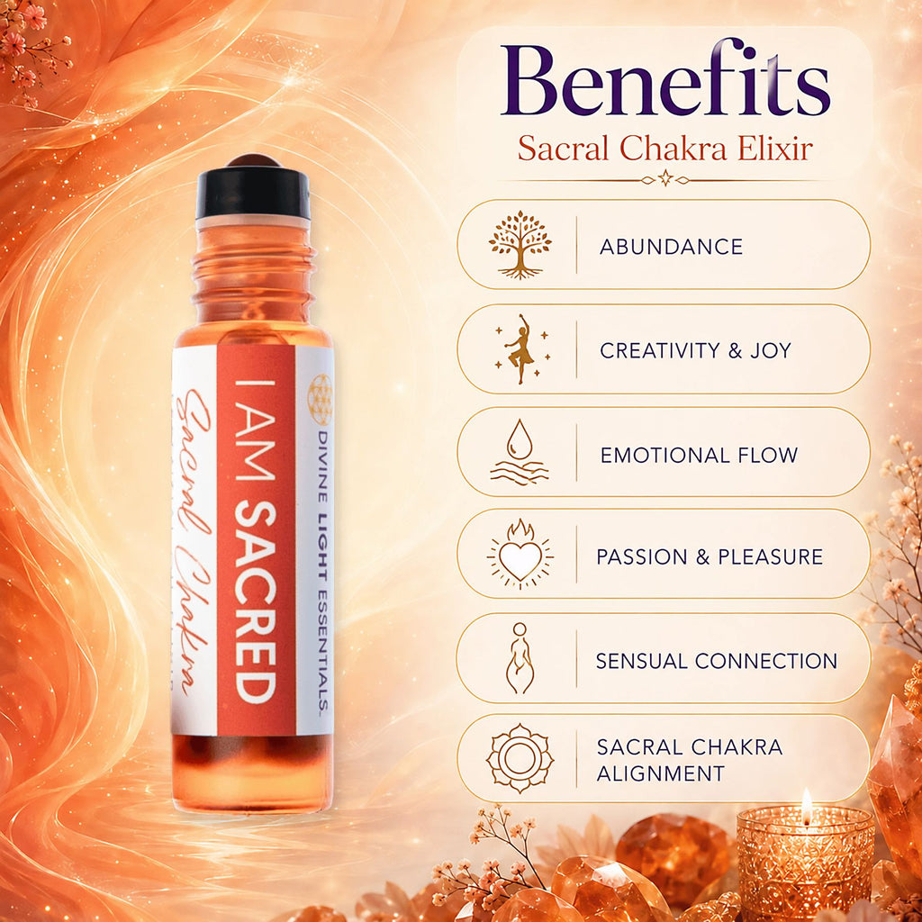 Chakra Balancing Elixirs - Essential Oils - 10 Roller Bottles