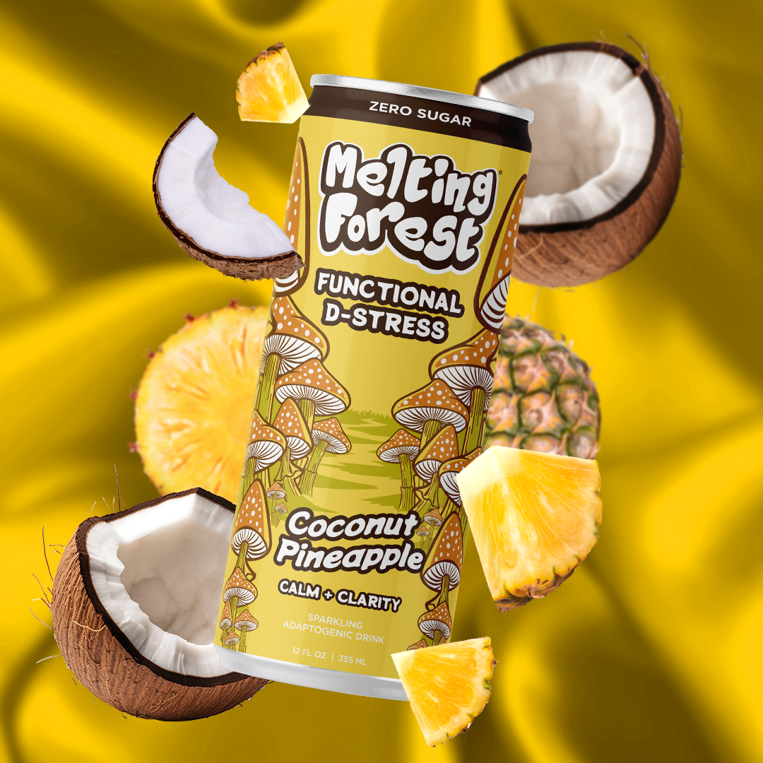 Mushroom D-Stress Drink 12 Pack - Variety Pack