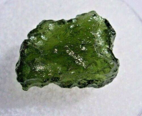 Moldavite Tektite Fragment Real Meteorite Glass Green Impact Rock 4g