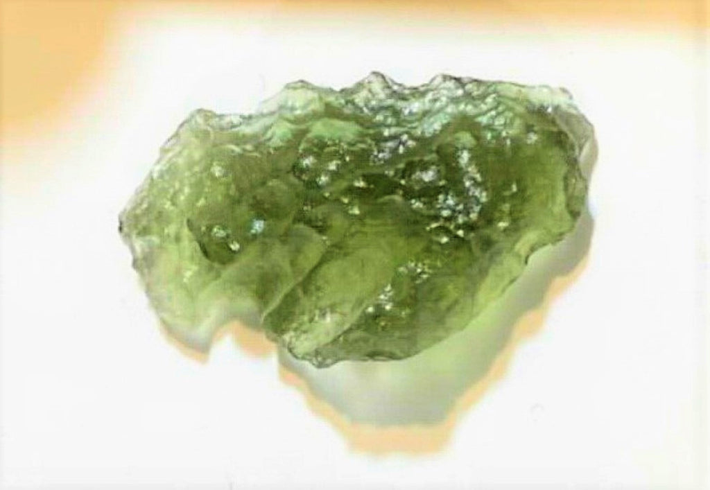 Moldavite Tektite Fragment Real Meteorite Glass Green Impact Rock 4g